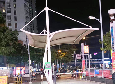 辦公園區(qū)出入口膜結(jié)構(gòu)遮陽(yáng)棚