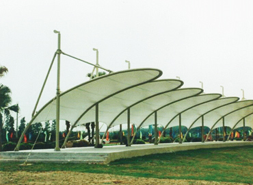 公園景觀(guān)膜結(jié)構(gòu)遮陽(yáng)棚